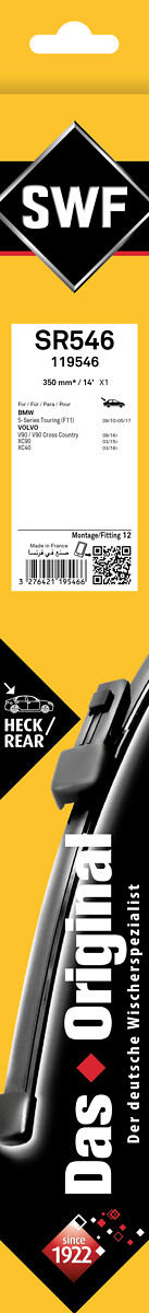 SWF Viskerblad 119546 bag for BMW VOLVO