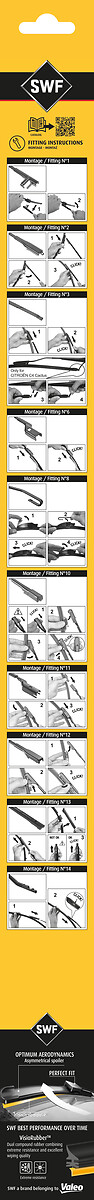 SWF Viskerblad 119573 foran for MERCEDES-BENZ