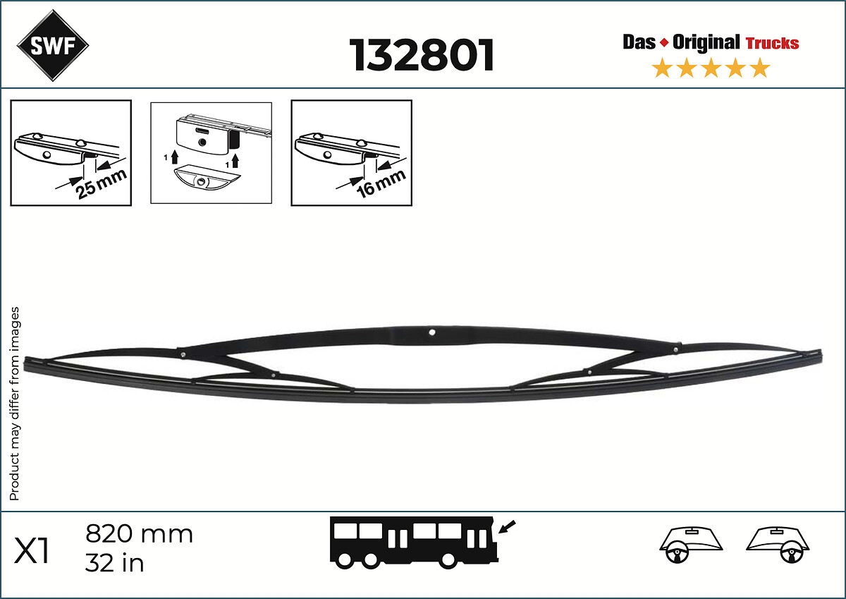 SWF 132801 for DAF MERCEDES-BENZ VOLVO IVECO MAN