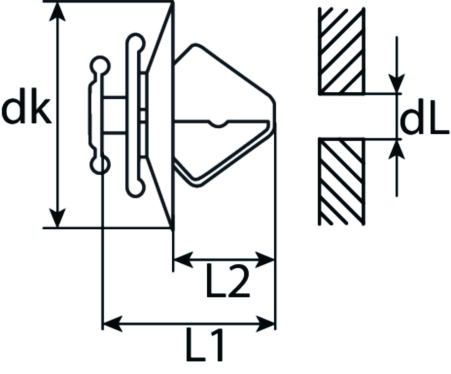 SWG Clips, side-/beskyttelseslister 50070316 for CITROËN/PEUGEOT