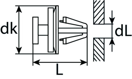 SWG Clips, side-/beskyttelseslister 50080680 for OPEL RENAULT