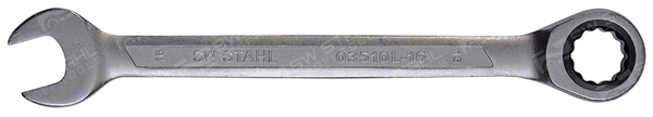SWSTAHL Skralde-ringgaffelnøgle 03510l16