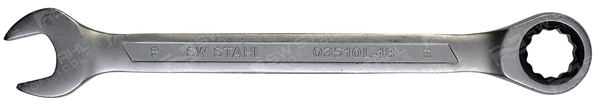 SWSTAHL Skralde-ringgaffelnøgle 03510l18