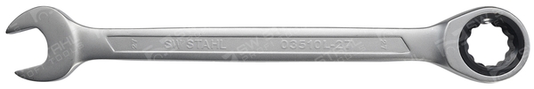 SWSTAHL Skralde-ringgaffelnøgle 03510l27
