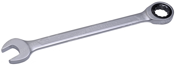 SWSTAHL Skralde-ringgaffelnøgle 03510l32