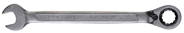 SWSTAHL Skralde-ringgaffelnøgle 03520l11