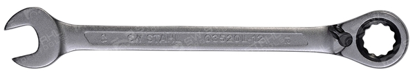 SWSTAHL Skralde-ringgaffelnøgle 03520l12