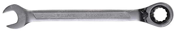 SWSTAHL Skralde-ringgaffelnøgle 03520l13