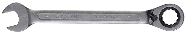 SWSTAHL Skralde-ringgaffelnøgle 03520l16