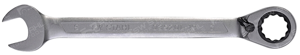 SWSTAHL Skralde-ringgaffelnøgle 03520l19