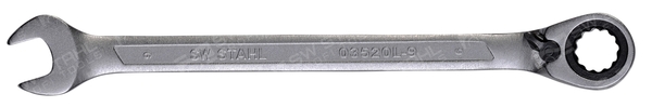 SWSTAHL Skralde-ringgaffelnøgle 03520l9