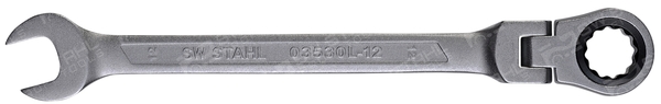 SWSTAHL Skralde-ringgaffelnøgle 03530l12