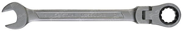 SWSTAHL Skralde-ringgaffelnøgle 03530l18
