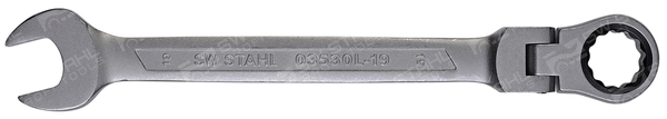SWSTAHL Skralde-ringgaffelnøgle 03530l19