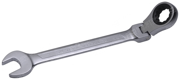 SWSTAHL Skralde-ringgaffelnøgle 03530l30