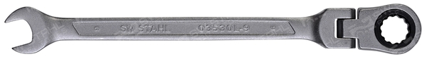 SWSTAHL Skralde-ringgaffelnøgle 03530l9