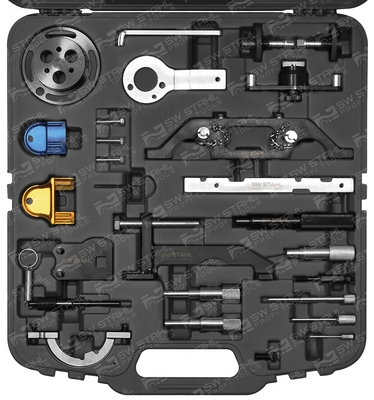 SWSTAHL Indstillingsværktøjssæt, styretider 26053l for FORD VOLVO SAAB FIAT ALFA ROMEO OPEL MAZDA SUZUKI CHEVROLET