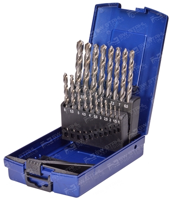 SWSTAHL Metal-spiralbor-sæt 81319l