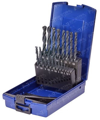 SWSTAHL Metal-spiralbor-sæt 81419l