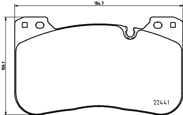 HELLA Bremseklodser 8db355025991 for BMW