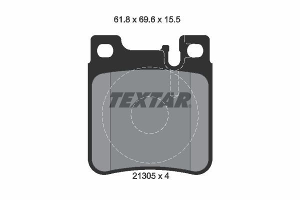 TEXTAR Bremseklodser 2130501 for MERCEDES-BENZ CHRYSLER