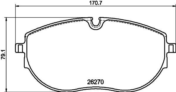 DON Bremseklodser pcp2027 for VW