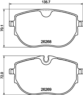 DON Bremseklodser pcp2026 for VW