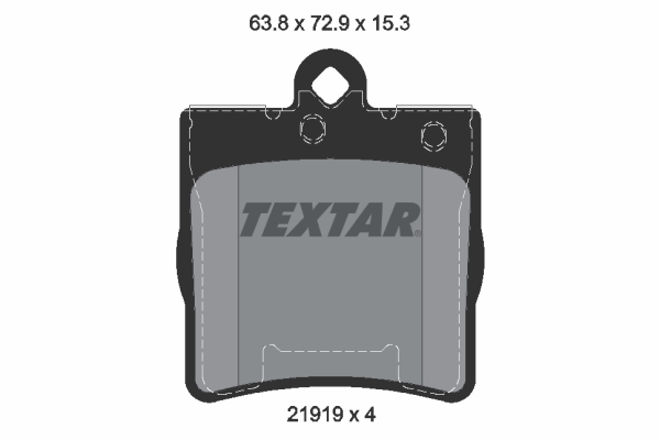 TEXTAR Bremseklodser 2191901 for MERCEDES-BENZ