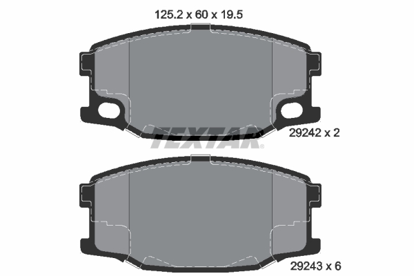 TEXTAR 2924201 for MITSUBISHI