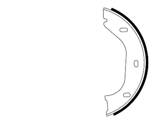 TEXTAR Bremsebakkesæt, parkeringsbremse 91020200 for BMW FIAT