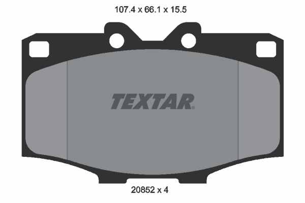 TEXTAR Bremseklodser 2085201 for VW NISSAN TOYOTA