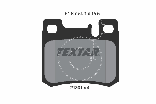 TEXTAR Bremseklodser 2130103 for MERCEDES-BENZ
