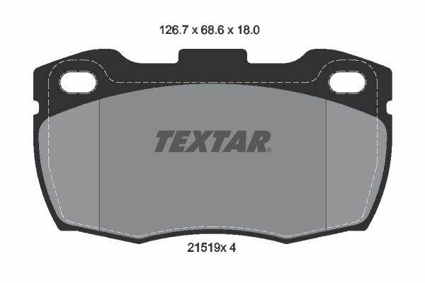 TEXTAR Bremseklodser 2151901 for ROVER