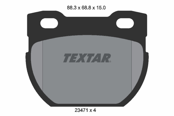 TEXTAR Bremseklodser 2347101 for LAND ROVER