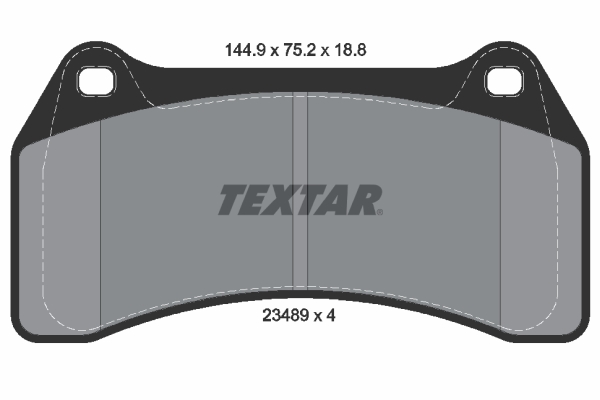 TEXTAR Bremseklodser 2348901 for JAGUAR