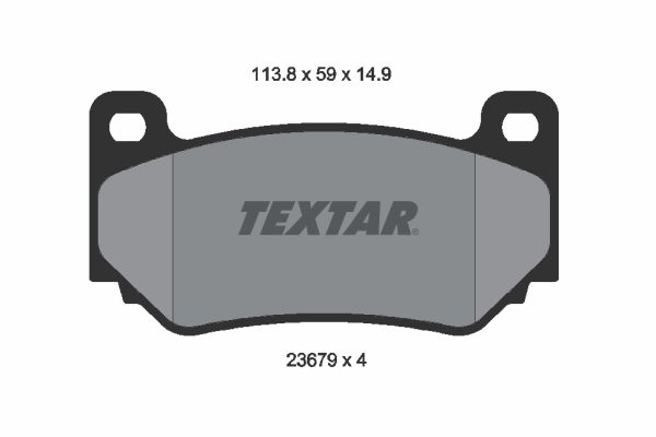 TEXTAR Bremseklodser 2367901 for MG
