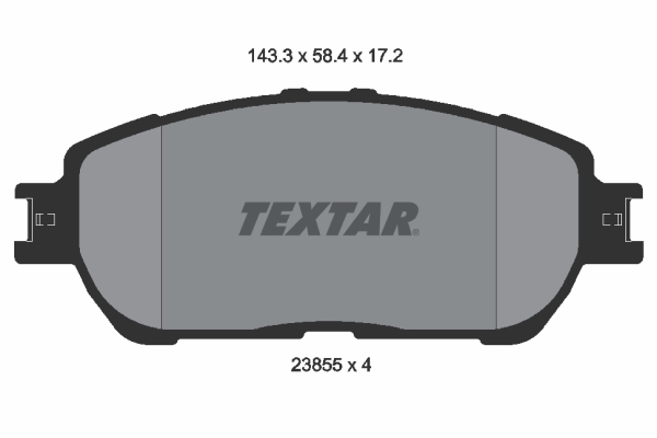TEXTAR Bremseklodser 2385503 for TOYOTA