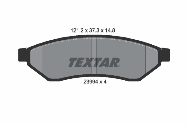 TEXTAR Bremseklodser 2399401 for DAEWOO CHEVROLET