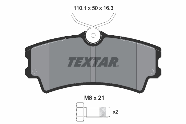 TEXTAR Bremseklodser 2430201