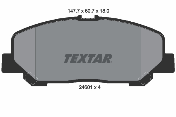 TEXTAR Bremseklodser 2460101 for TOYOTA