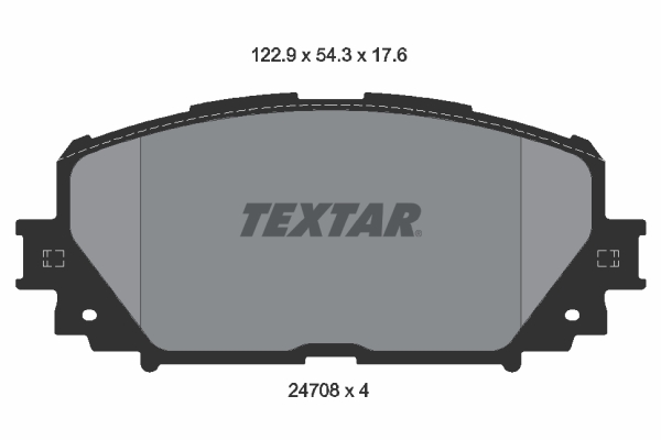 TEXTAR Bremseklodser 2470801 for TOYOTA