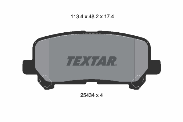 TEXTAR Bremseklodser 2543403 for TOYOTA