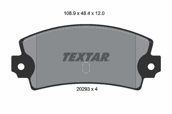 TEXTAR Bremseklodser 2029301 for LANCIA