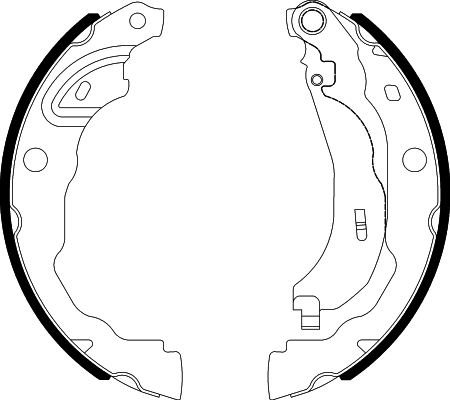 TEXTAR Bremsebakkesæt 91088200 for RENAULT