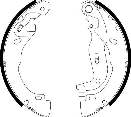 TEXTAR Bremsebakkesæt 91088500 for RENAULT