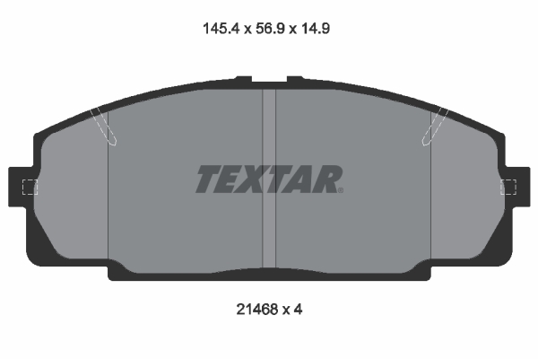 TEXTAR Bremseklodser 2146801 for TOYOTA NISSAN
