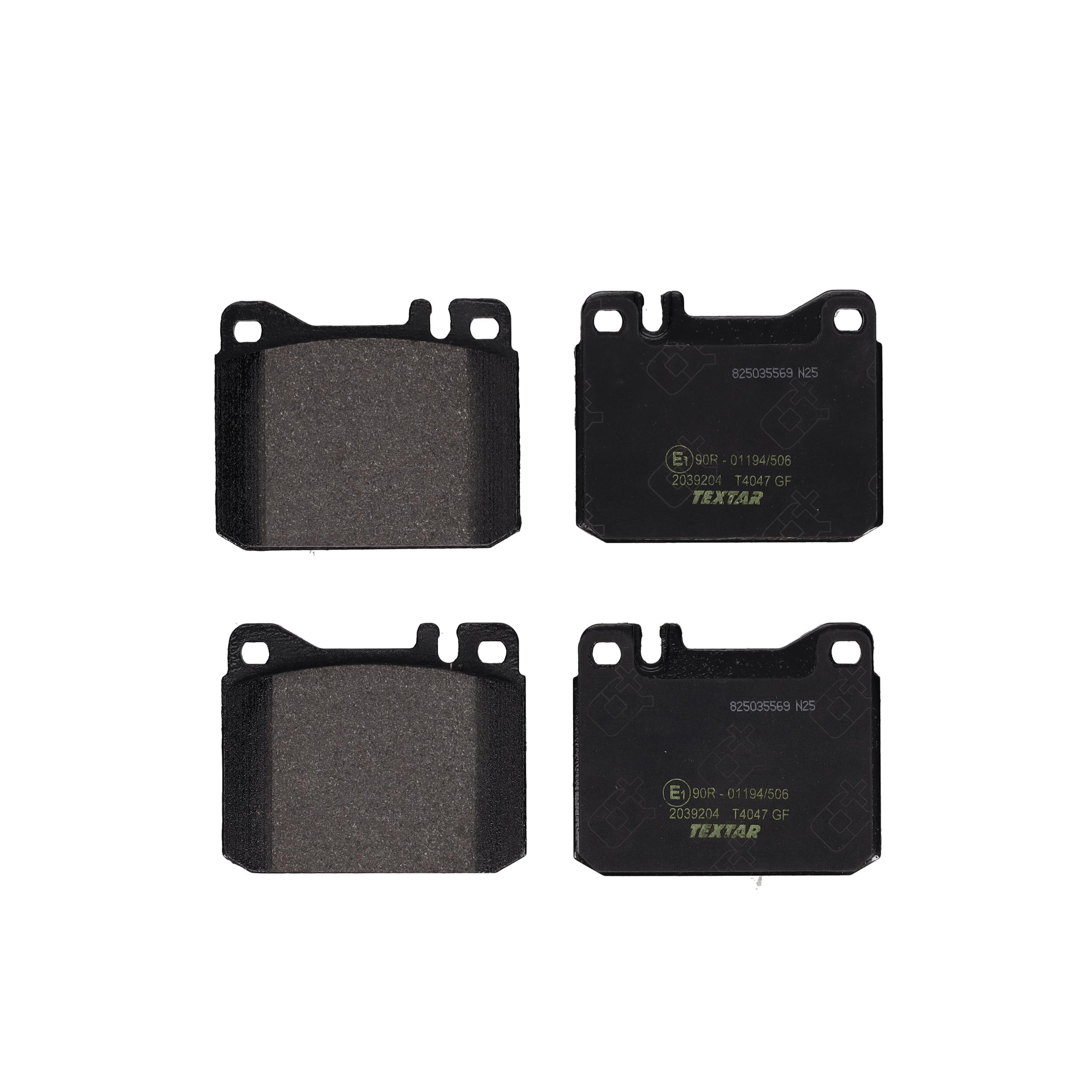TEXTAR Bremseklodser 2039204 for MERCEDES-BENZ