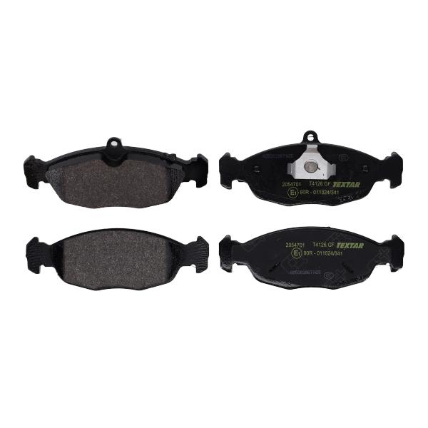 TEXTAR Bremseklodser 2054701 for OPEL DAEWOO VAUXHALL GENERAL MOTORS JAGUAR CHEVROLET