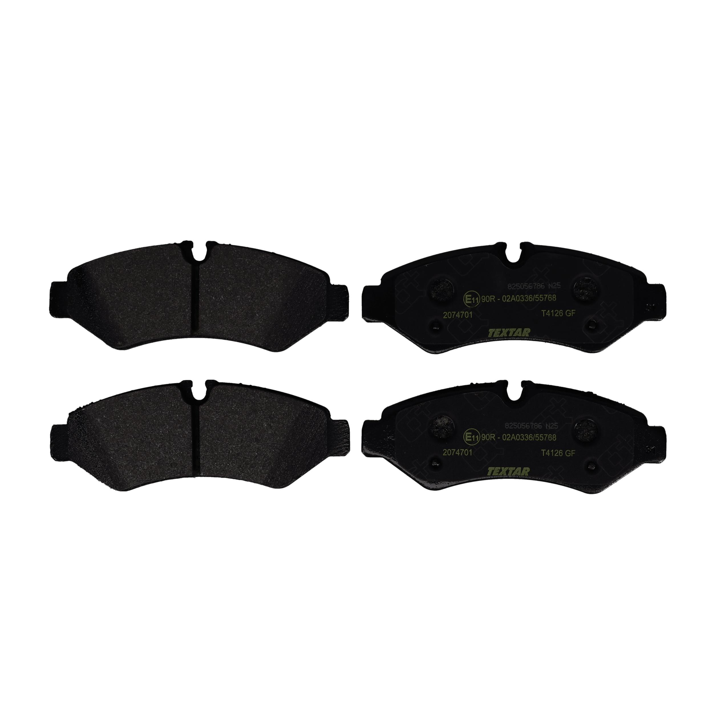 TEXTAR Bremseklodser 2074701 for MERCEDES-BENZ