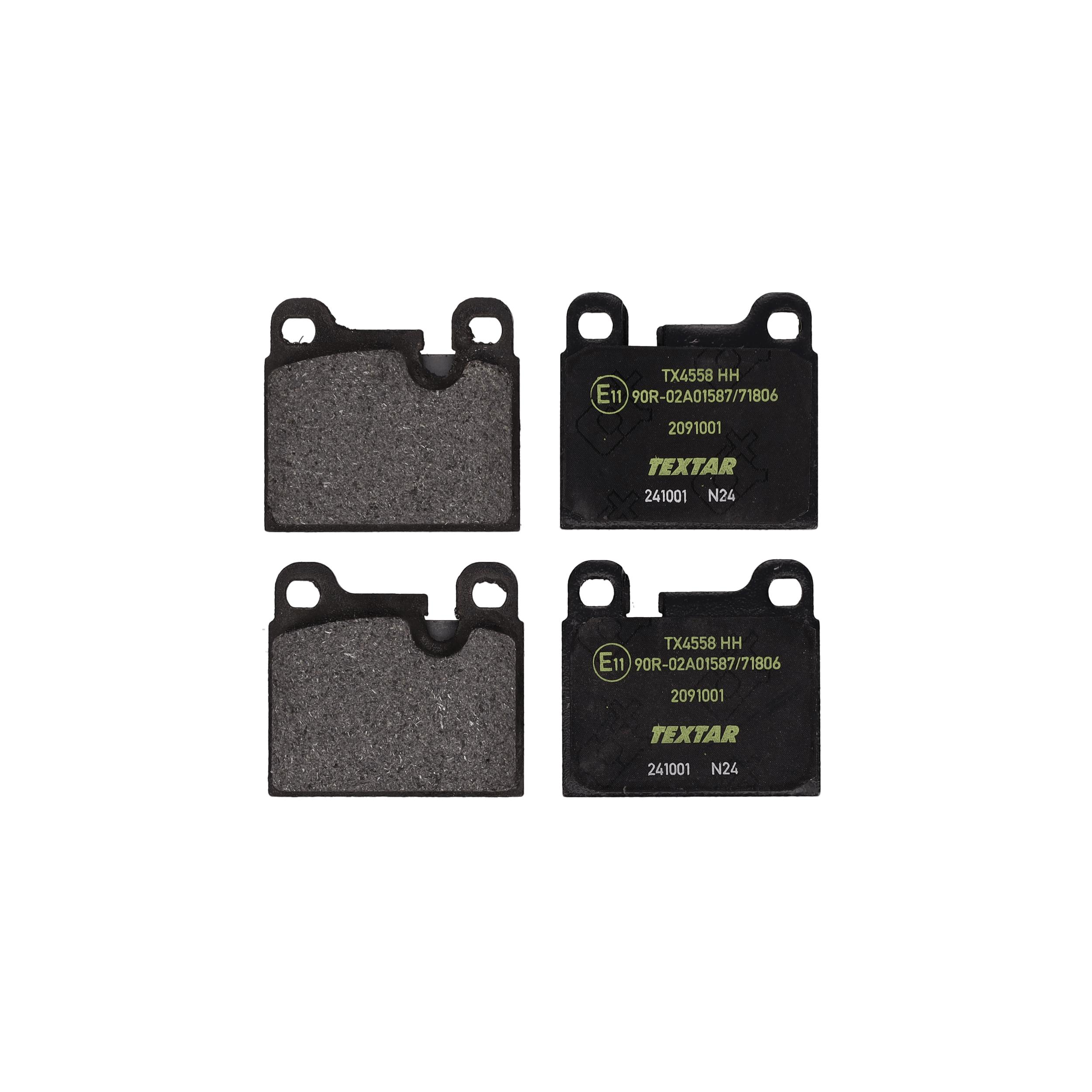 TEXTAR Bremseklodser 2091001 for BMW PORSCHE